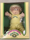 Vintage Coleco 1980’s Cabbage Patch Boy Brandon Emanuel, Tan Hair, Blue Eyes