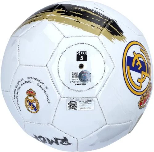 Balón de fútbol Zinedine Zidane Real Madrid autografiado con logotipo Foto 3 de 3
