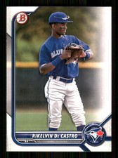 2022 Bowman #BP-25 Rikelvin De Castro Toronto Blue Jays 61185