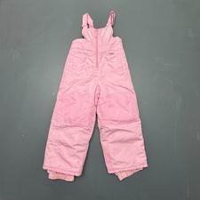 Cat Jack Snow Bib Overalls Kids Girls 3T Pink Insulated Winter Ski Pants