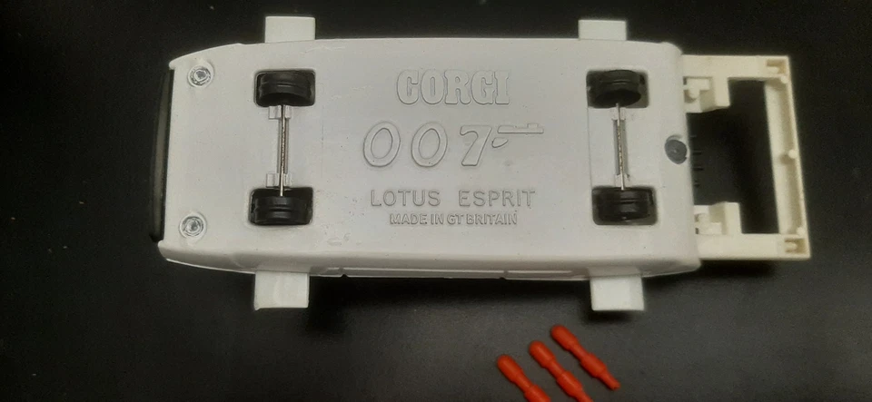 Vintage 1977 corgi James Bond Lotus esprit 269 1:36 c7.5 - Immagine 3 di 4