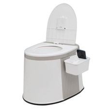 Portable Toilet - Commode with 5 Gallon Bucket Inner - Lightweight Camping RV