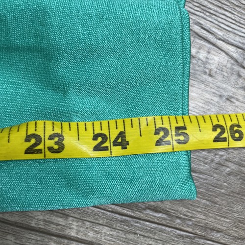 Vtg 70s JC Penney Seafoam Green Jumpsuit Loungewear Bell Bottom Nylon Size M - Picture 13 of 17