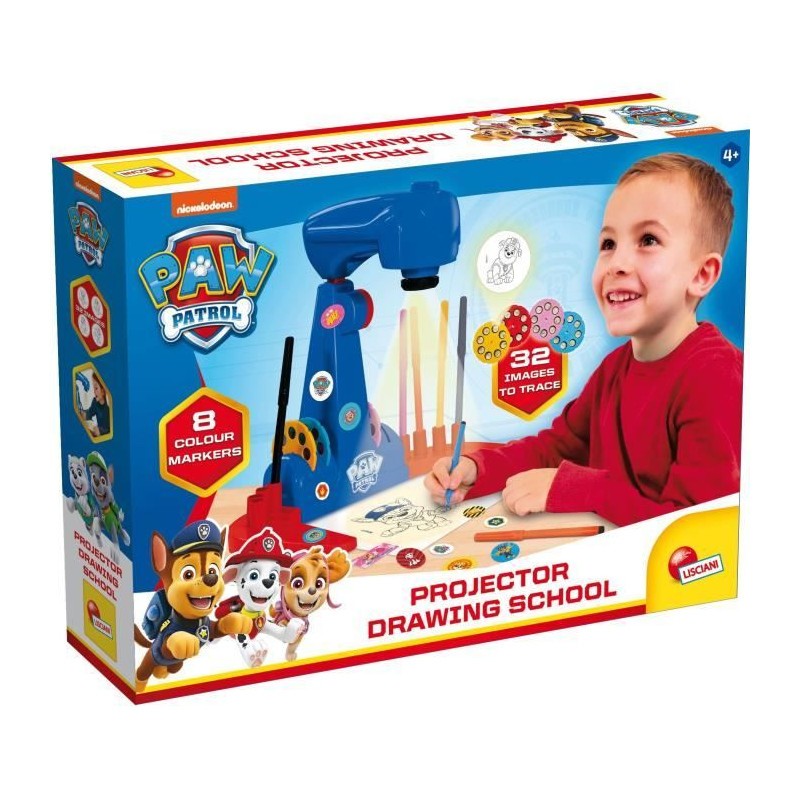 Projecteur de dessins Paw Patrol Lisciani pour enfants avec diapositives