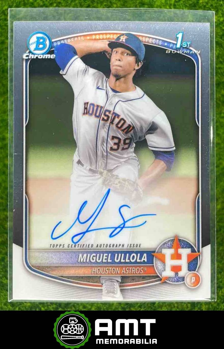 Miguel Ullola 2025 Bowman Chrome Prospect Auto Houston Astros #CPA-MU