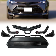 6PCS For 2017 2018 2019 Toyota Corolla LE XLE CE Front Grille Fog Cover Brackets