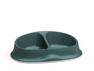Stefanplast Schüssel Double Tiere Chic Pets Lt 0,25, Grün