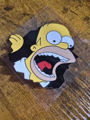 #ad HOMER SIMPSONS The Simpsons High Quality UV DTF Decal Sticker waterproof USA $4.99