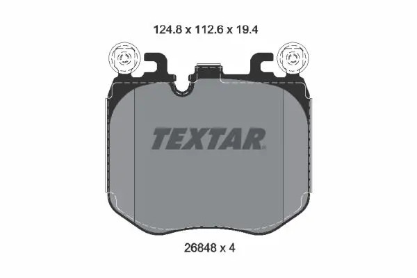 Pastiglie freno 2684801 TEXTAR per BMW ROLLS-ROYCE