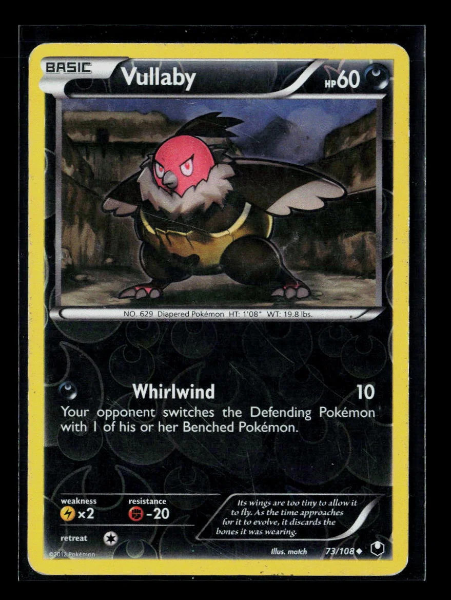 Pokemon 2012 Dark Explorers Vullaby #73/108