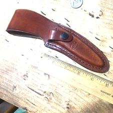 154OT LEATHER SHEATH FOR SCHRADE OLD TIMER  SHARP FINGER DROP POINT  DIAMOND