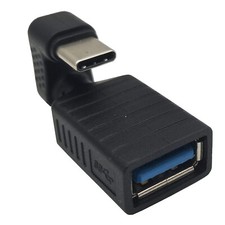 USB 3.1 Type C Male to USB 3.0 A Female U Angle OTG Adapter Laptop Tablet Phone