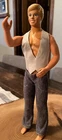 VTG Mattel Barbie Ken Doll 1988 Head 1968 Body Blonde Molded Hair 12" Pants Vest