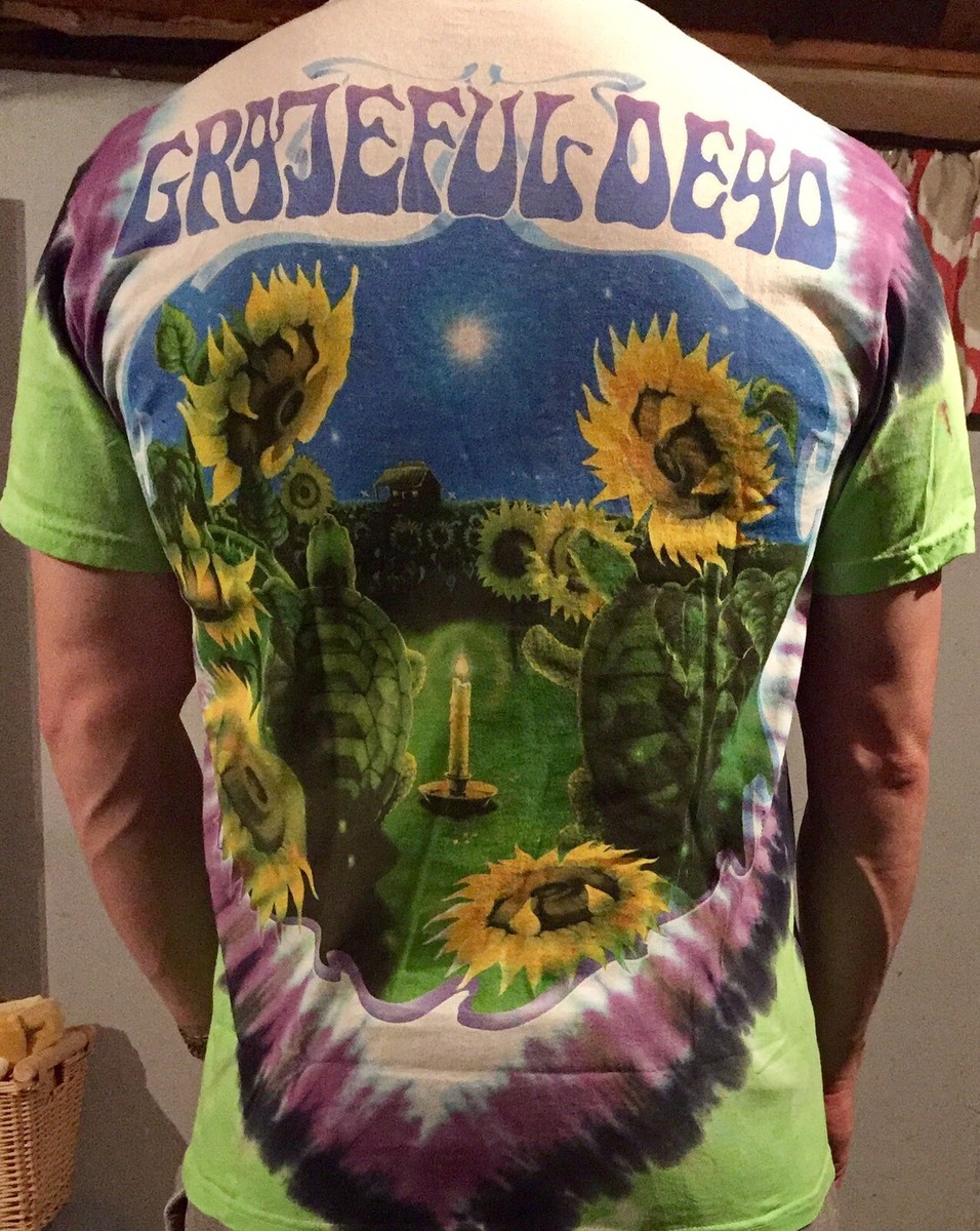 グレイトフル・デッド リキッドブルー トランプ Grateful Dead Vintage 30th Anniversary Poly-Cotton Tie-Dye T