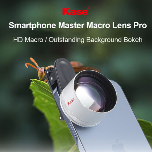 Kase Smartphone Master Makro Objektiv & Clip für iPhone 14 13 12 Pro Max Aufsatz - Bild 1 von 14