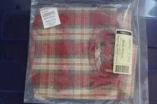Longaberger Orchard Park Plaid Round Potluck Basket Liner #2367581 - NEW