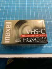 Maxwell VHS/C - TC-30 HGX-Gold Premium High Grade Video Cassette Tape Sealed