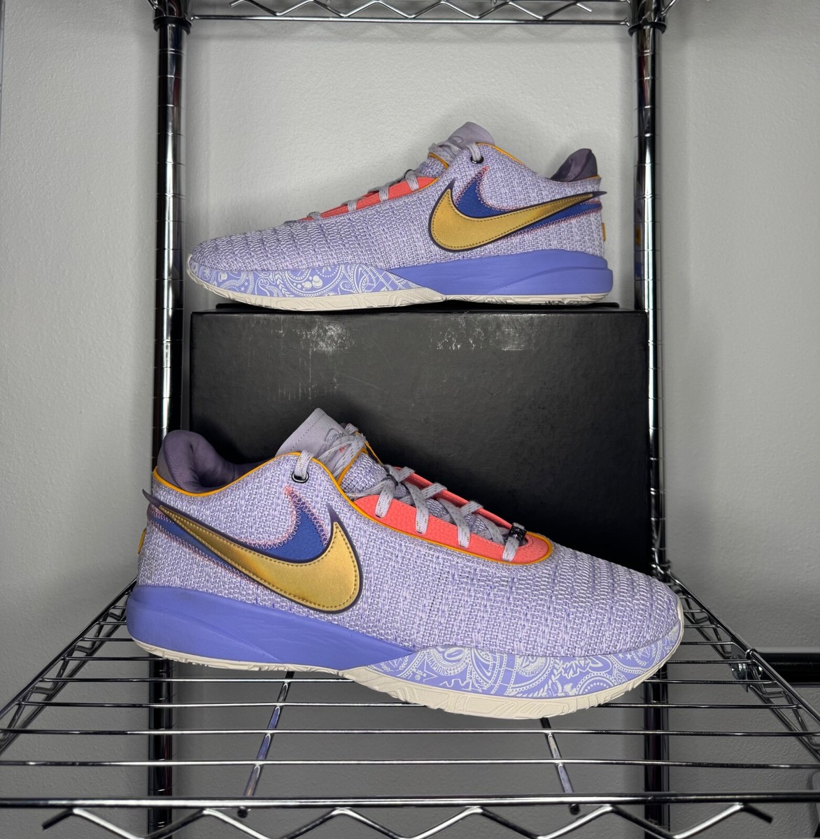 Men's - Nike LeBron 20 'Purple And Gold' DJ5423-500 | eBay