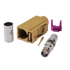 Fakra K Curry Crimp Female Connector for XM Sirius Radio Antenna RG58 LMR195