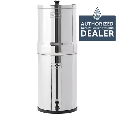 Imperial Berkey Water System Blemished w/2 BRAND NEW Ceramic Filters & Warranty 