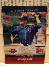 2018 Midwest League Top Prospects MWL Brendon Little RC Rookie Cubs