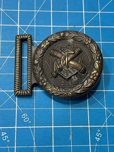 CIVIL WAR CONFEDERATE STATES NAVY BELT BUCKLE HIGGINBOTTOM BILLIPS & CO REPLICA?