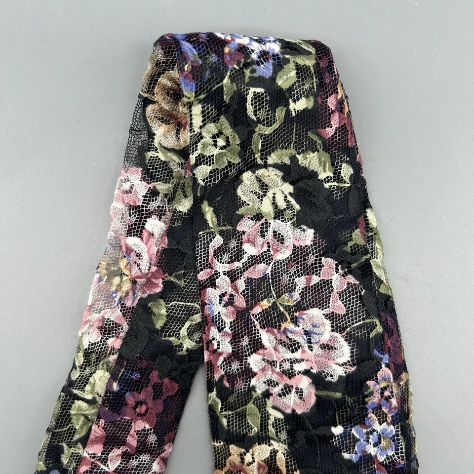 Corbata de Encaje Floral Hada Grunge Capricho Transparente Punk Emo Alternativa Indie Foto 4 de 4