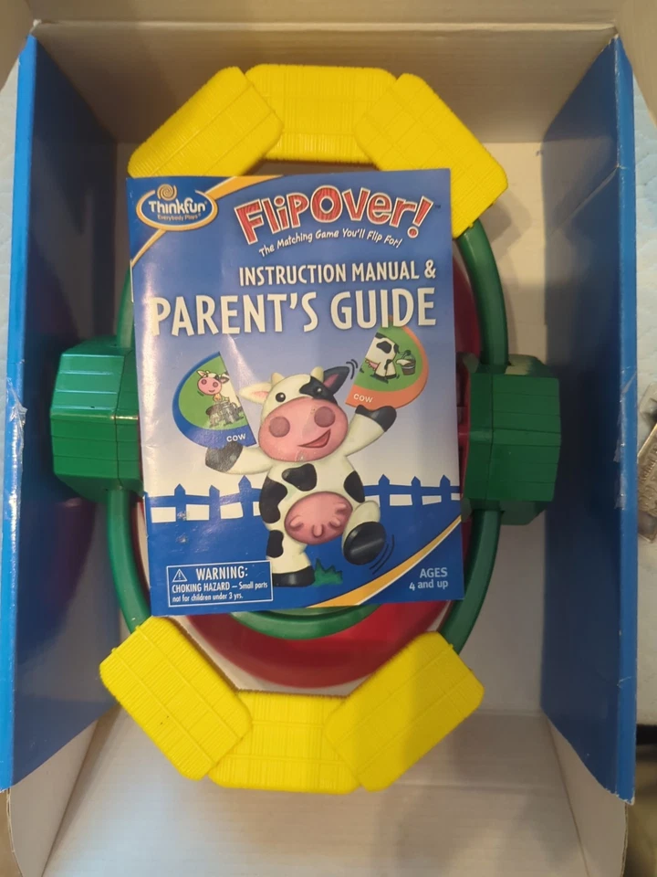 Flipover Matching Game COMPLETE Thinkfun 2009 Preschool Kids Animals Educational - Image 2 of 2