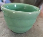 1 Vintage Small Bauer USA Green Custard Ramekin Cup Ringware Bowls 2.5” x 3.5"