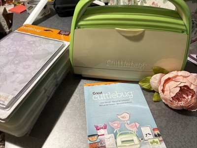 Cricut Cuttlebug Embosser Die Cutter Machine with Numerous Plates and Folders
