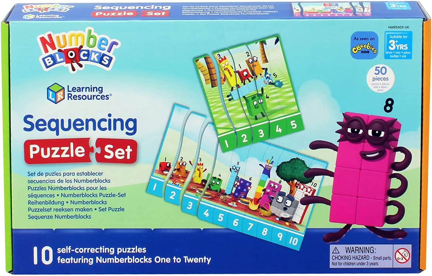 Numberblocks Sequencing Puzzle by Learning Resources - Ages 3+ - Educational Toy