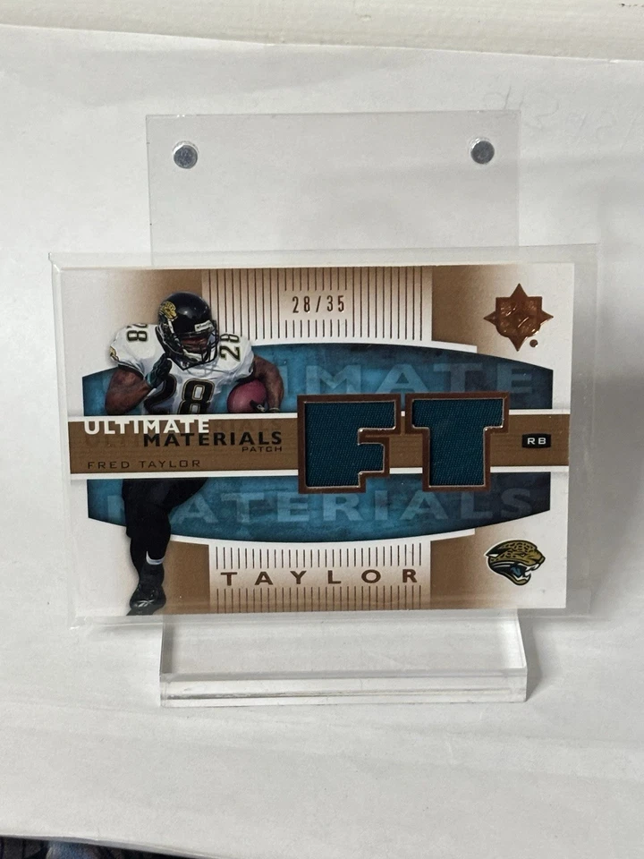 2007 Ultimate Collection Fred Taylor Materials 03/35 Sick Game-Used Patch #UM-FT - Image 3 of 4