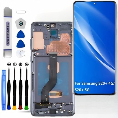 (TFT) Display Für Samsung Galaxy S20 Plus G985F G986B Touchscreen Rahmen LCD