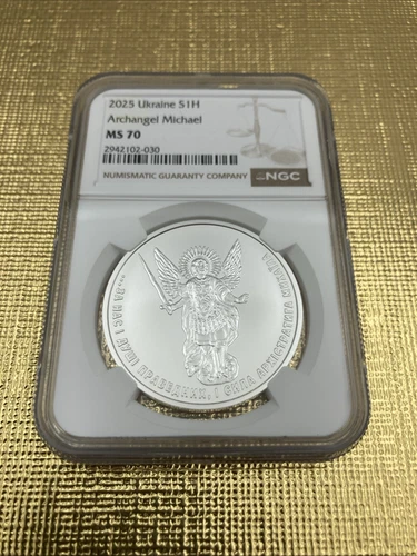 2025 Ukraine Archangel Michael NGC MS70