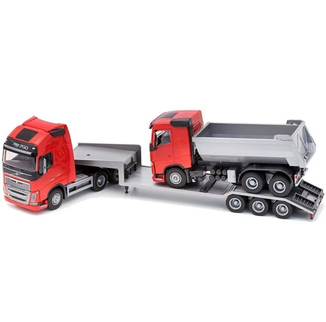 Trattore Farm Blu con Rimorchio Scala 1:32 Trattore Farm Blu con Rimorchio Scala 1:32