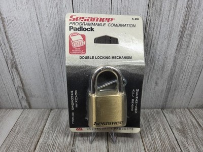 NOS Vintage Corbin Sesamee Keyless Padlock K 436 Made in USA