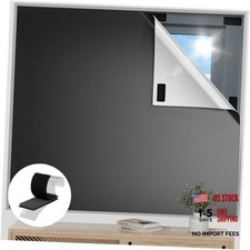 out Curtains for Bedroom, 36" x 57" Temporaryout Shades for 57"W x 36"H Black