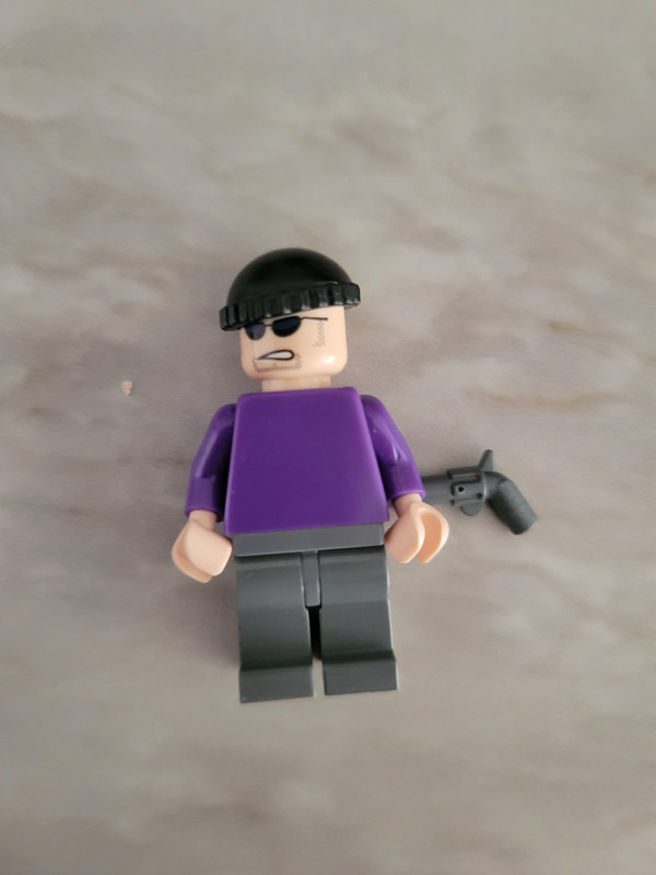 Lego Batman 2008 Arkham Guard & Joker Henchman Minifigs
