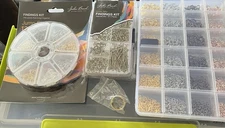 1200 New Jump rings, Findings Kit, Jump Ring Tool, Jump Rings In Plastic Contain