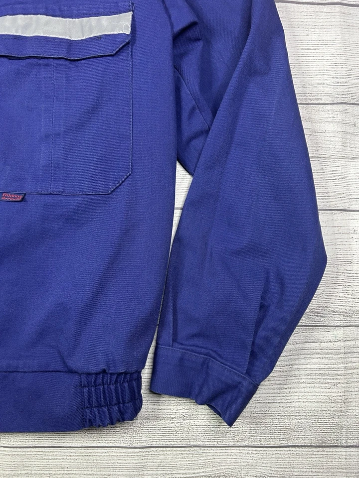 Vtg Bucking Dreinaht German Firefighter Work Jacket Blue Orange Size 50 (M/L) - Image 2 of 4