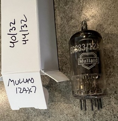 Vintage Mullard Great Britain ECC83 / 12AX7 Tube - tested | eBay