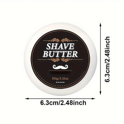 Men 100g Soften Hairs For Maximum Glide Shave Butter Shaving Butter 1Pcs Smooth