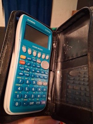 Casio FX-7400 GII grafikfähiger Taschenrechner Schule Calculator mit Case Hülle
