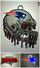 New England Patriots  SWAG HYPE DRIP FAN BIG OVERSIZED  TURNOVER CHAIN NECKLACE