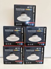 Juno Contractor Select 6 in Recessed Retrofit Downlight 2700K-5000K Set Of 5 