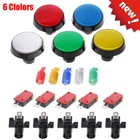 60mm New Arcade Round Push Buttons Illuminated LED Light with Microswitch