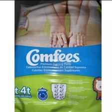 Comfees Toddler Training Pants Size 3T to 4T 32 to 40 lbs 23 Ct New Package