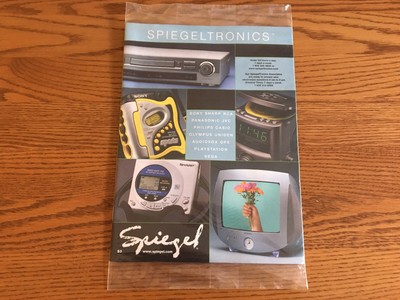 RARE 1990s SPIEGEL ELECTRONICS CATALOG - SEALED - Walkman Minidisc + Outlet Cat