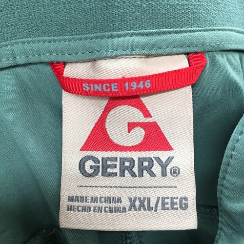 Gerry Bootcut Pants Mens XXL (actual 41x31) Green High Rise Flat Front Zip Fly - Picture 16 of 20