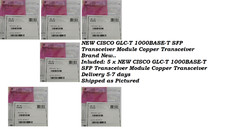 Lot of 5 NEW CISCO GLC-T 1000BASE-T SFP Transceiver Module Copper Transceiver